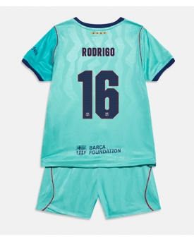 Barcelona Rodri Hernandez #16 Maglia Gara Terza Repliche 2026-27 Bambino Maniche Corte Barcelona Rodri Hernandez #16 Maglia Gara Terza Repliche 2026-27 Bambino Maniche Corte